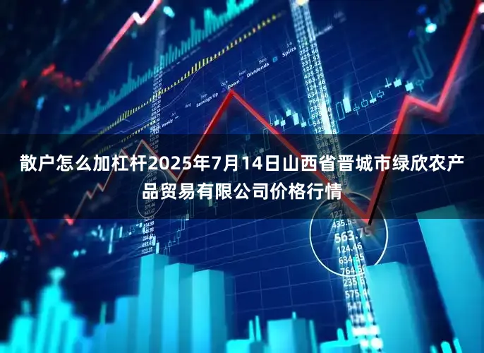 散户怎么加杠杆2025年7月14日山西省晋城市绿欣农产品贸易有限公司价格行情